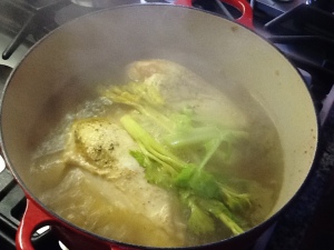 Chicken boiling